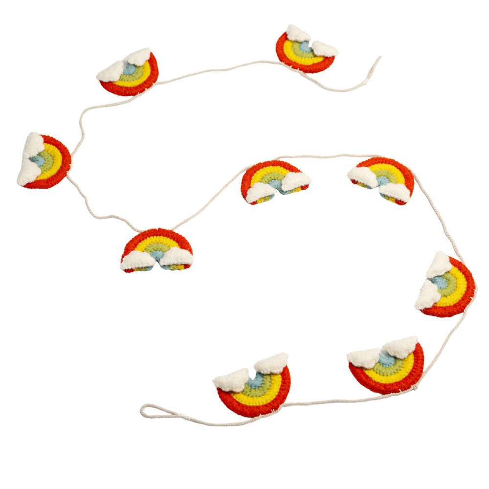 Felt Rainbow Garland