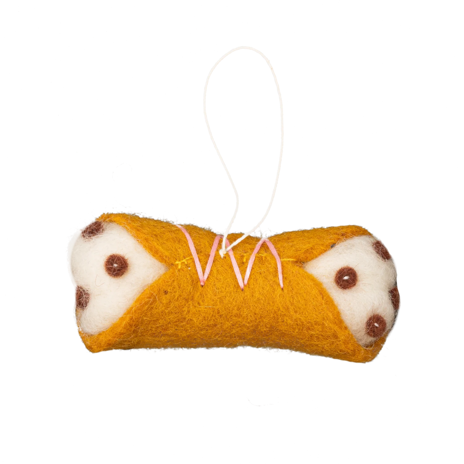 Felt Cannoli Ornament