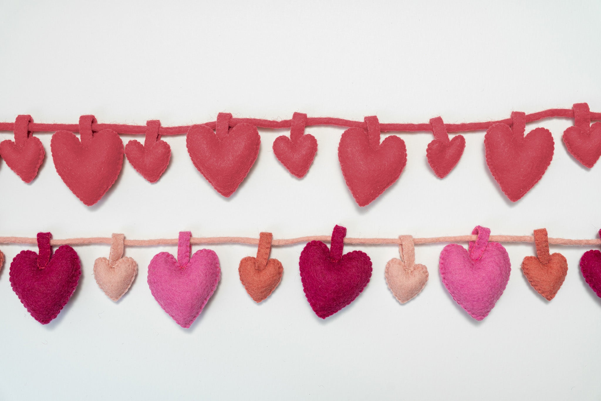 Felt Heart Garland