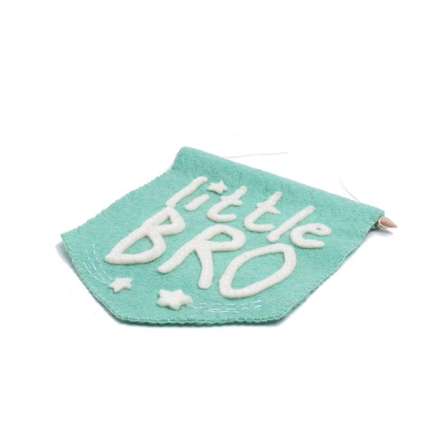 Felt Little Bro Banner Flag