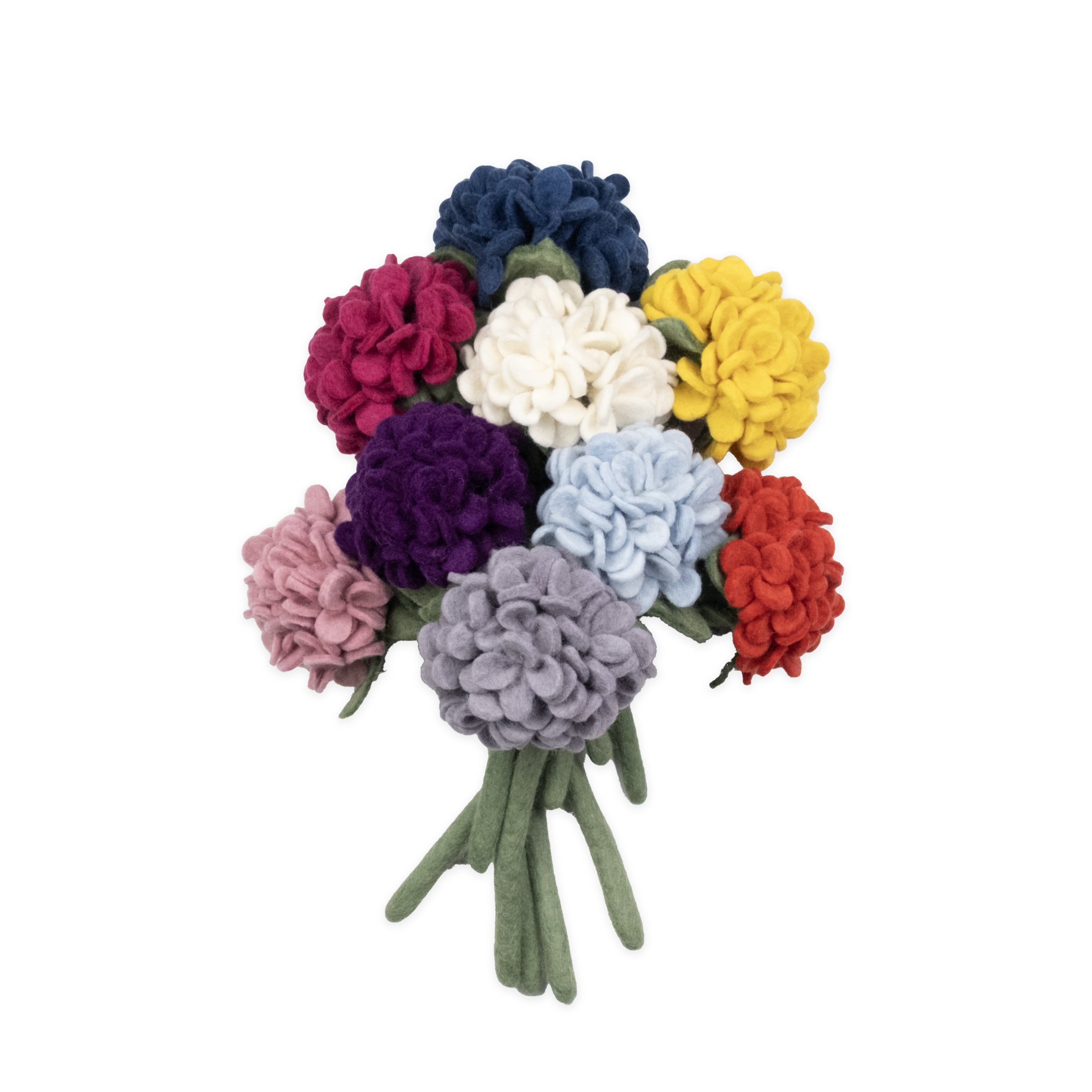 Felt Hydrangea Flower