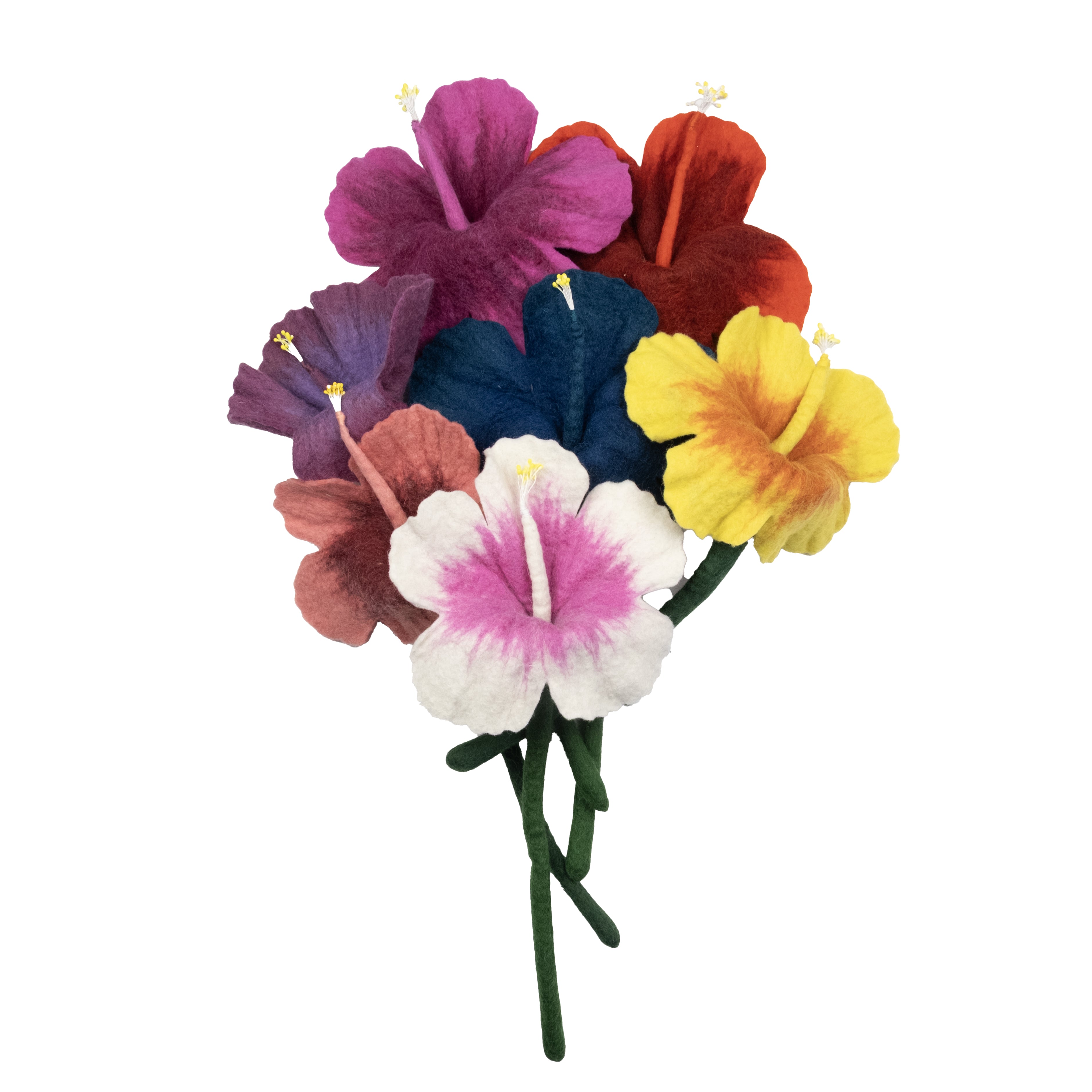 Felt Hibiscus Flower