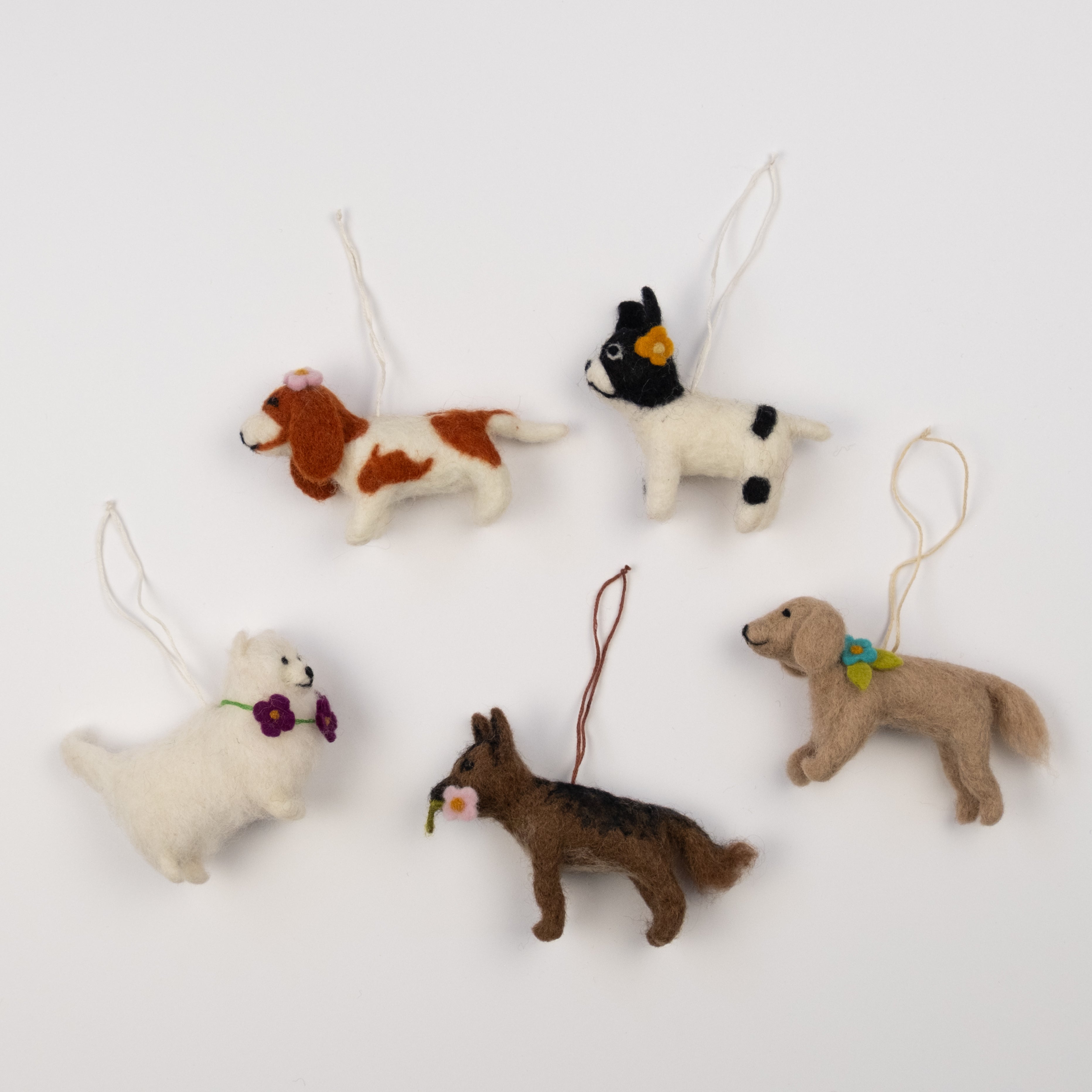 Felt Dog Breed Ornament