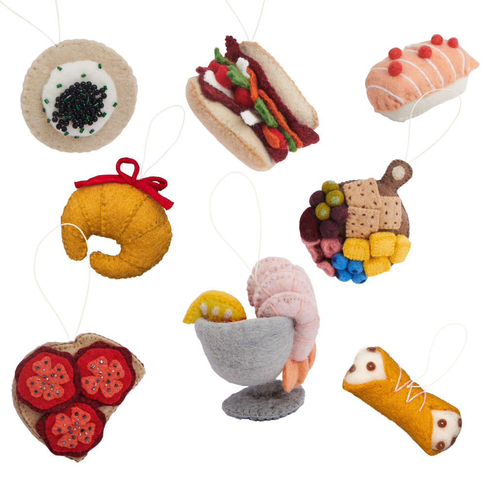 Foodie Ornament Gift Set