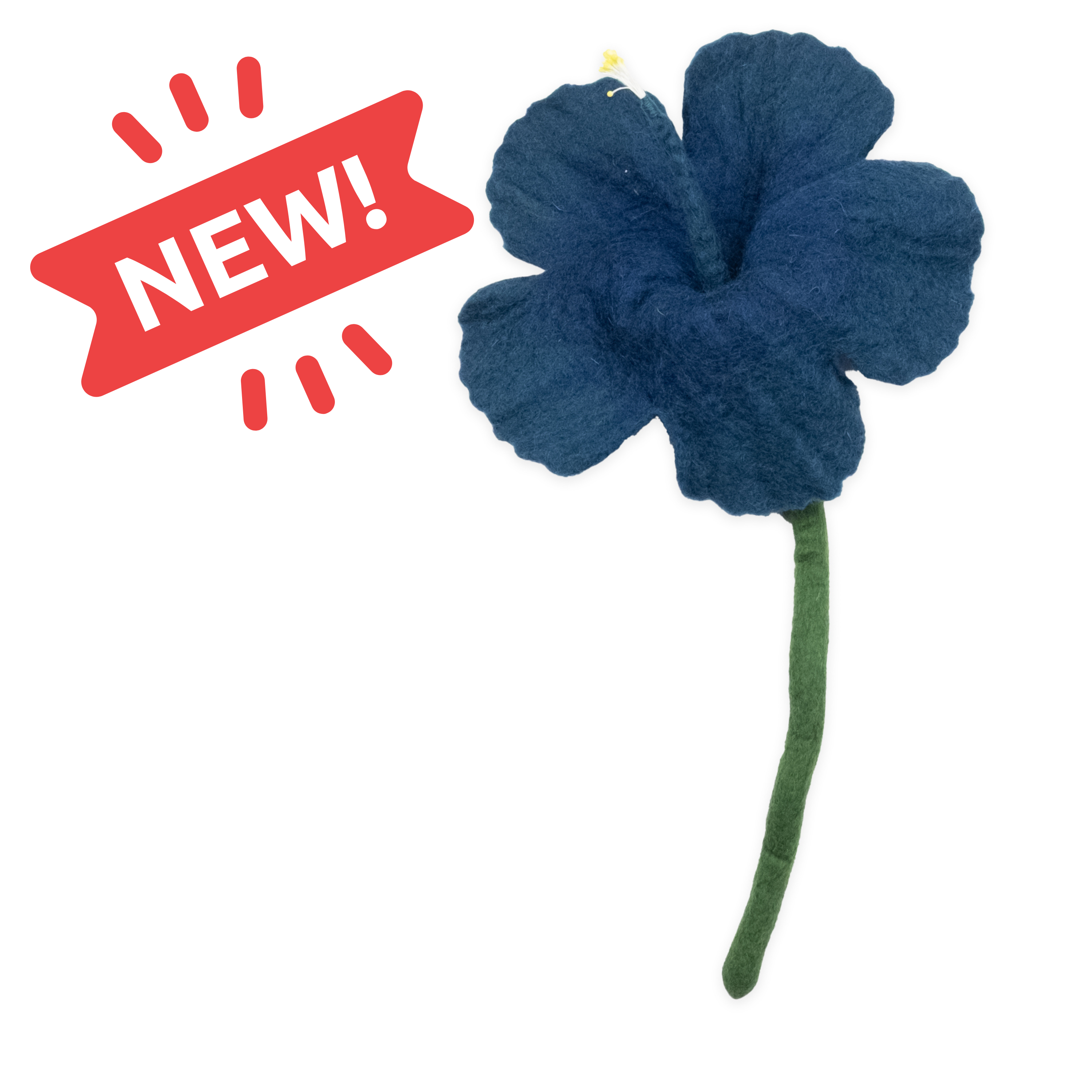 Felt Hibiscus Flower