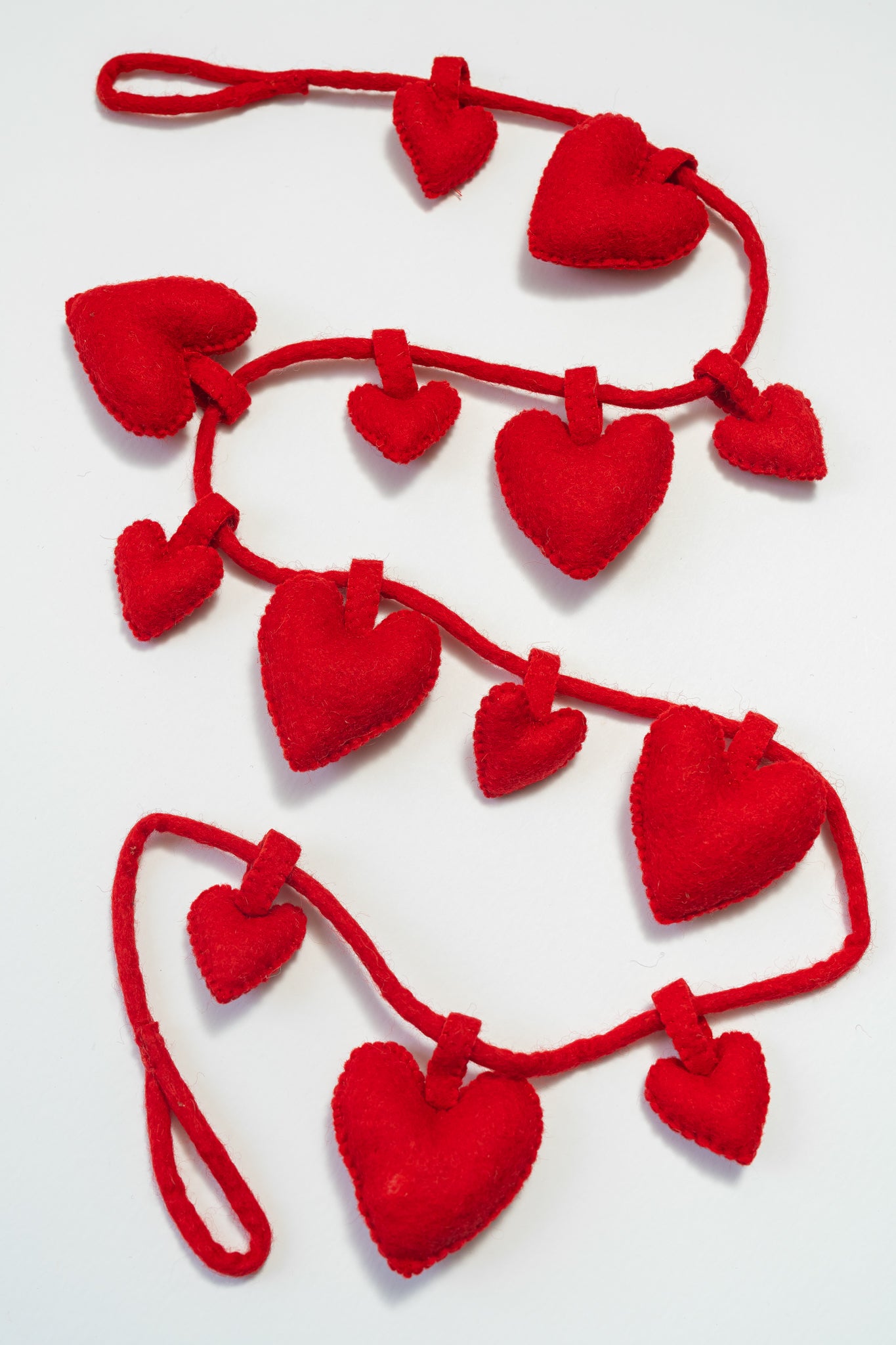 Felt Heart Garland