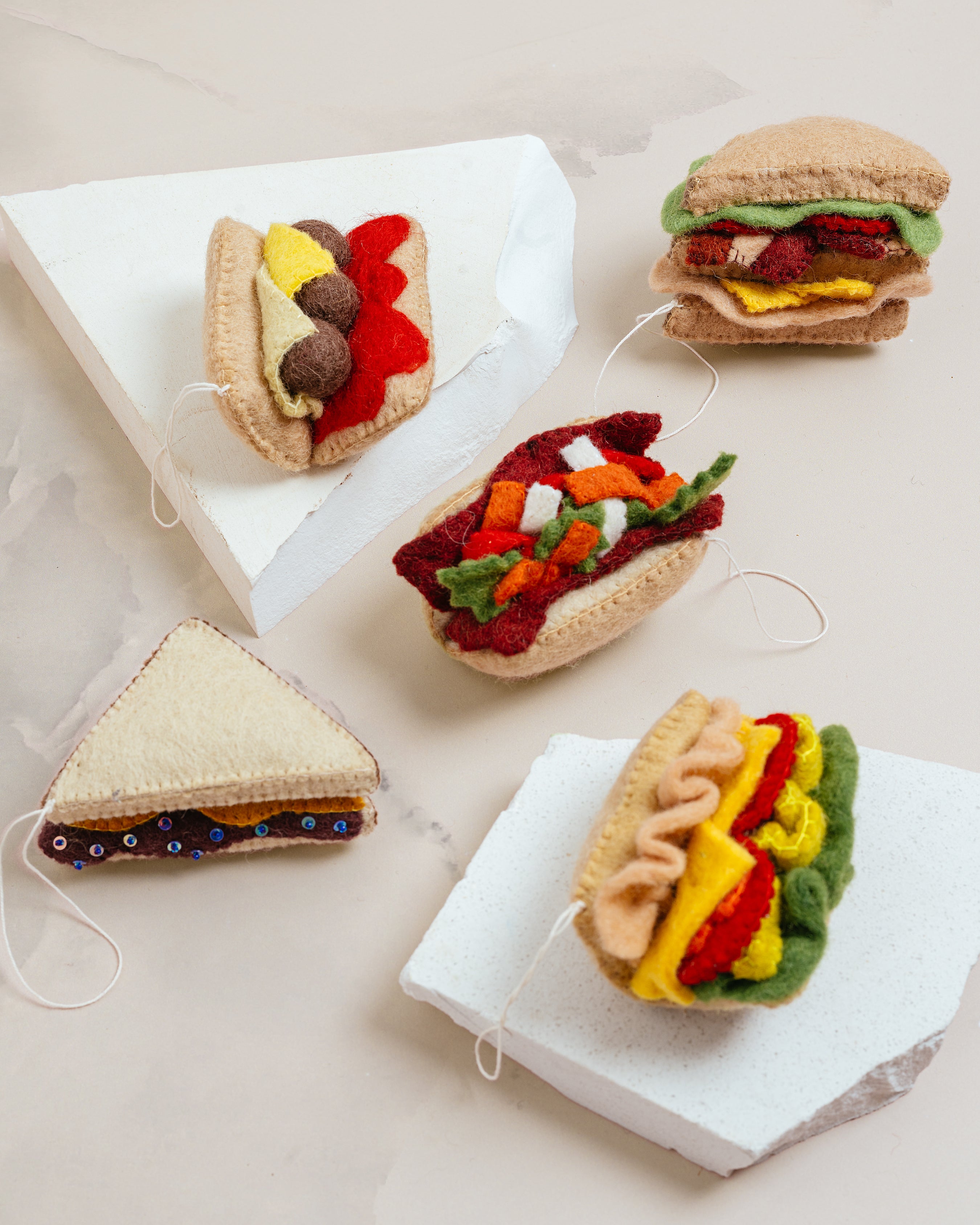 Felt Sandwich Ornament