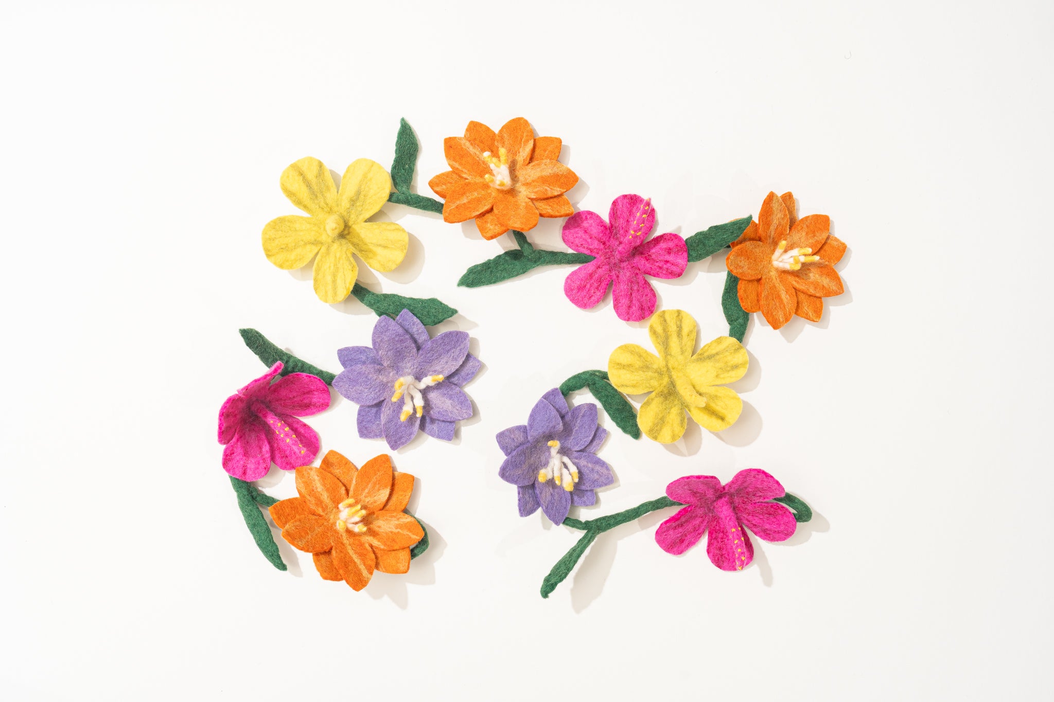 Felt Floral Garland