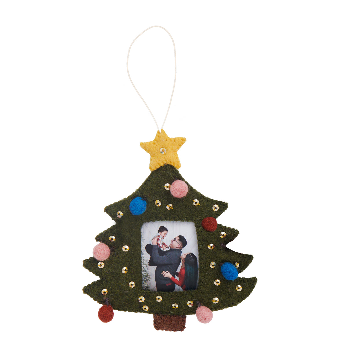 Felt Picture Frame Ornament Christmas Tree