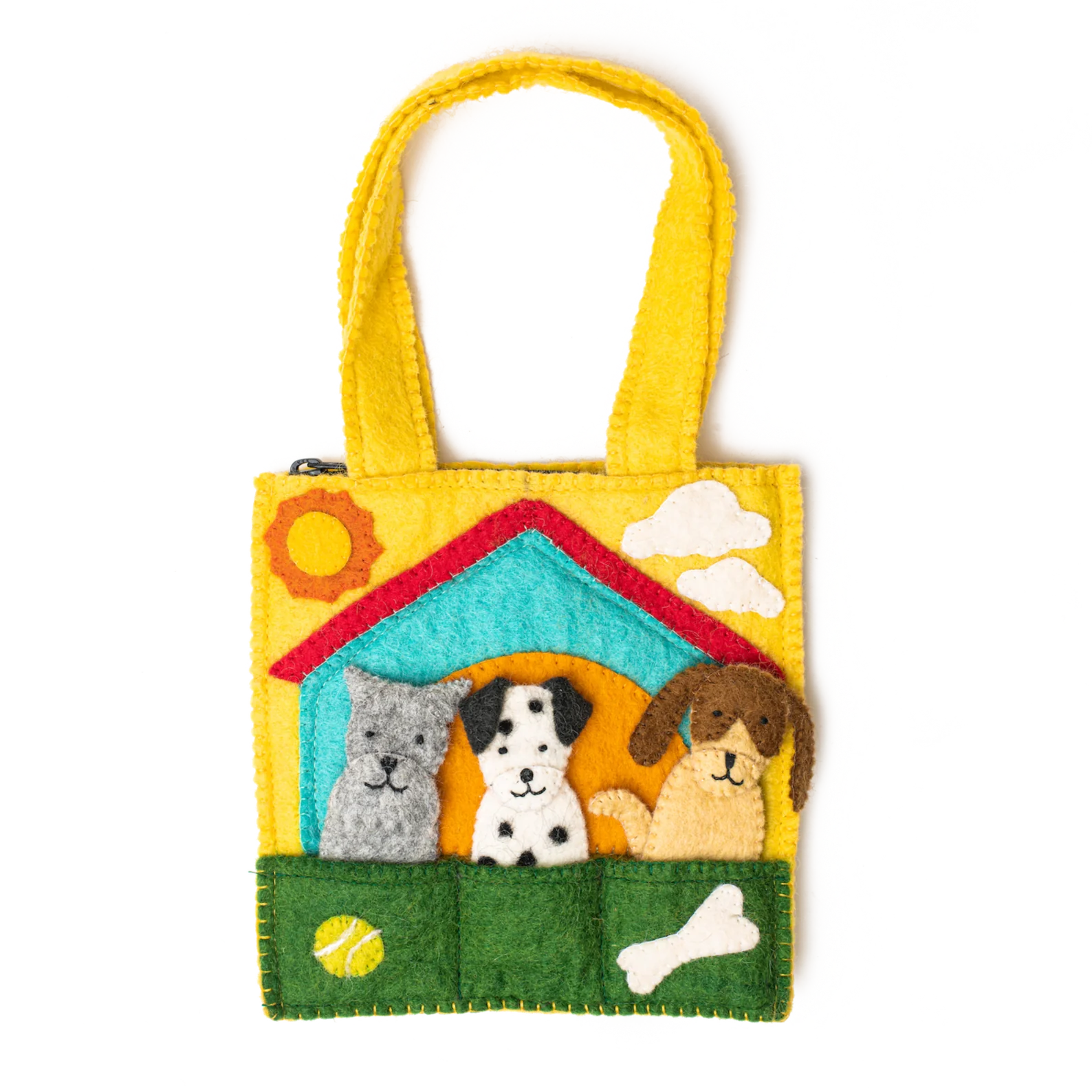 Felt Doggy Puppet Bag