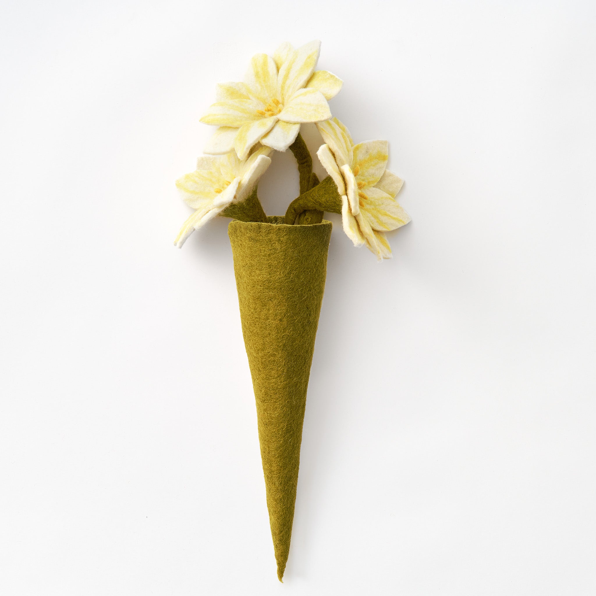 Felt Hanging Wall Vase