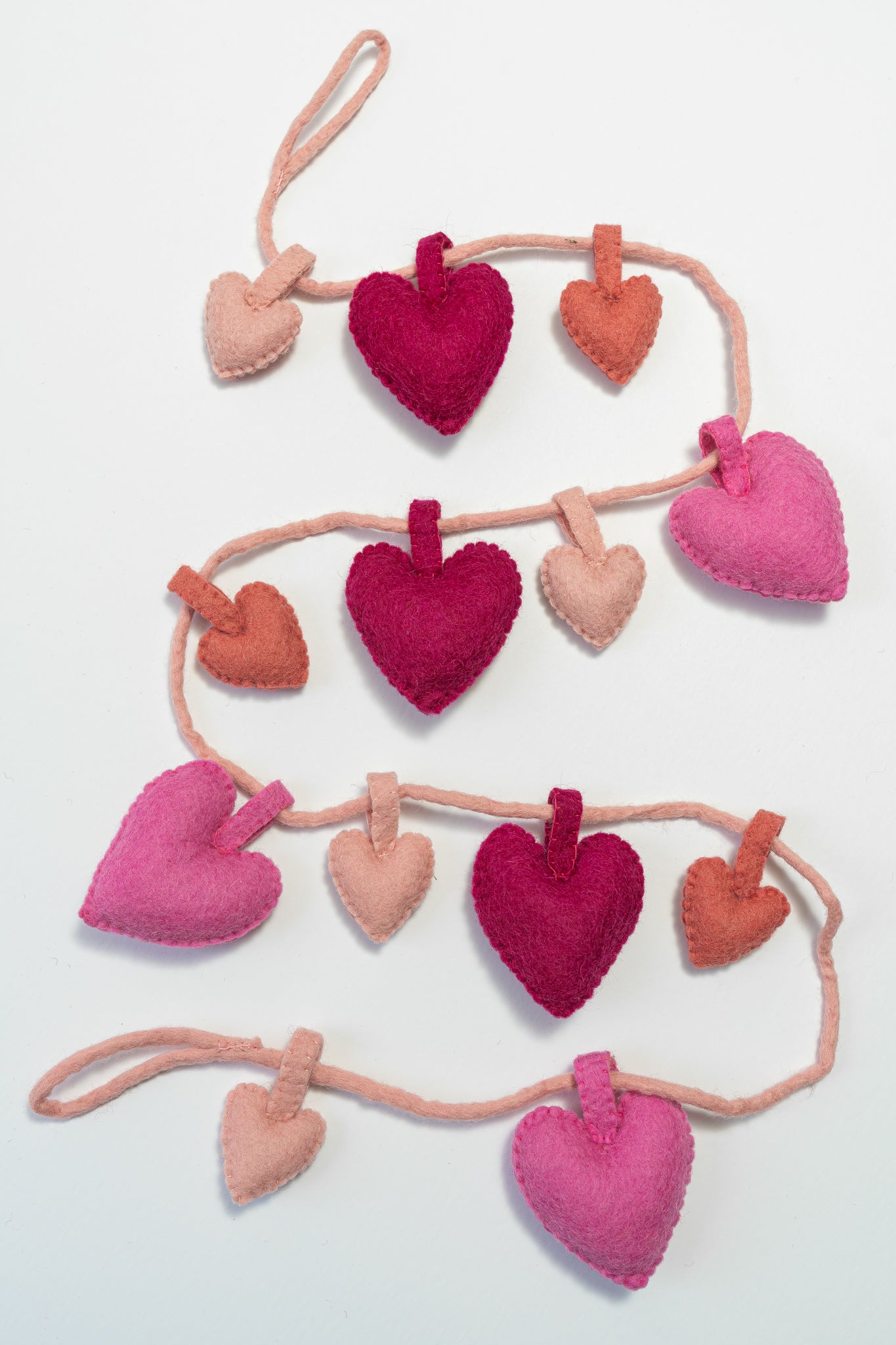 Felt Heart Garland