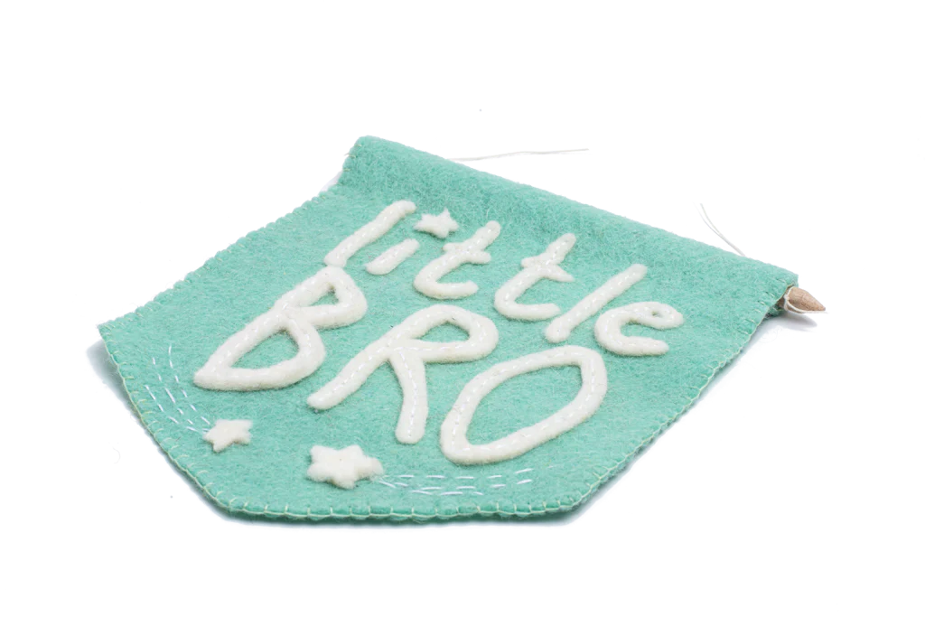 Felt Little Bro Banner Flag