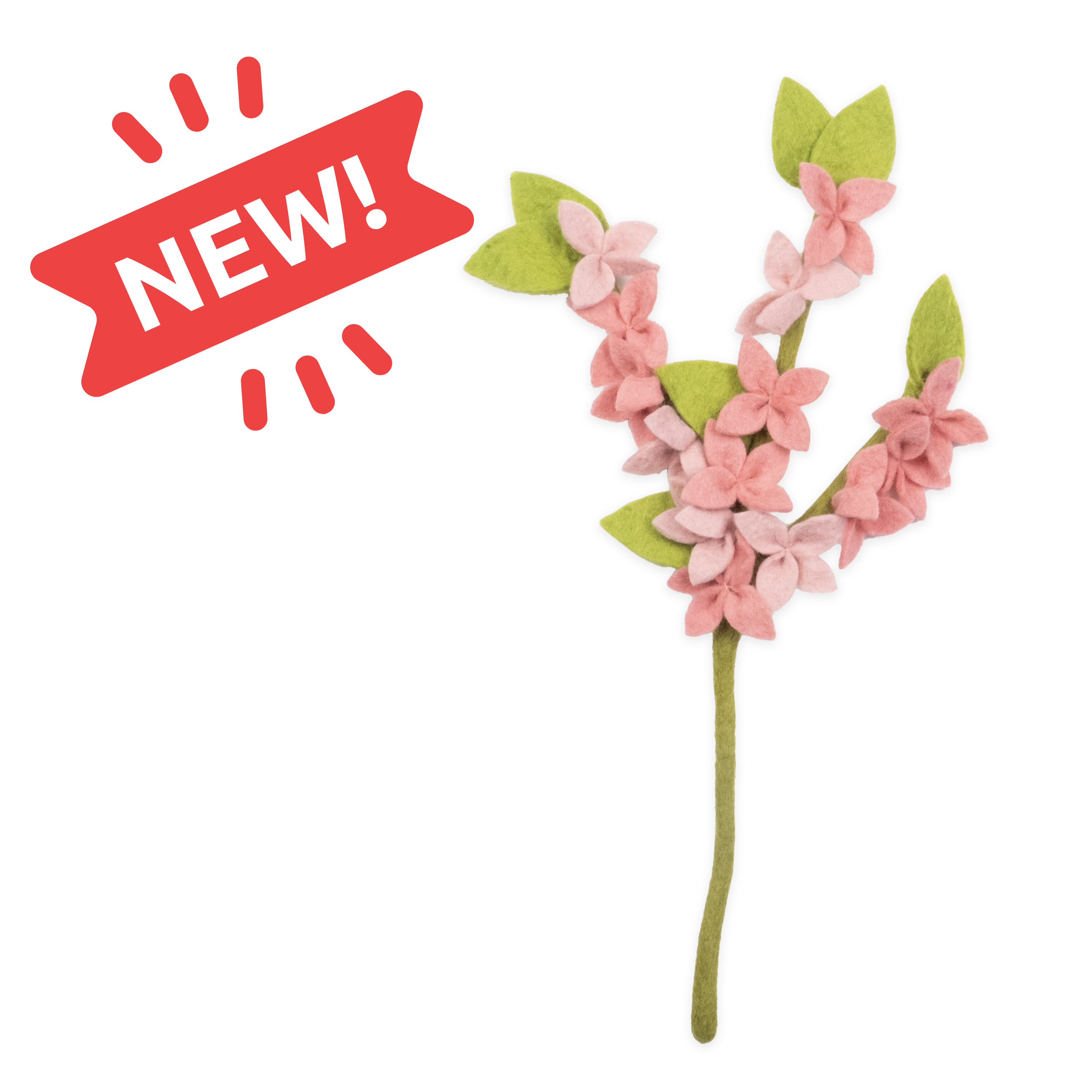 Felt Forsythia Flower