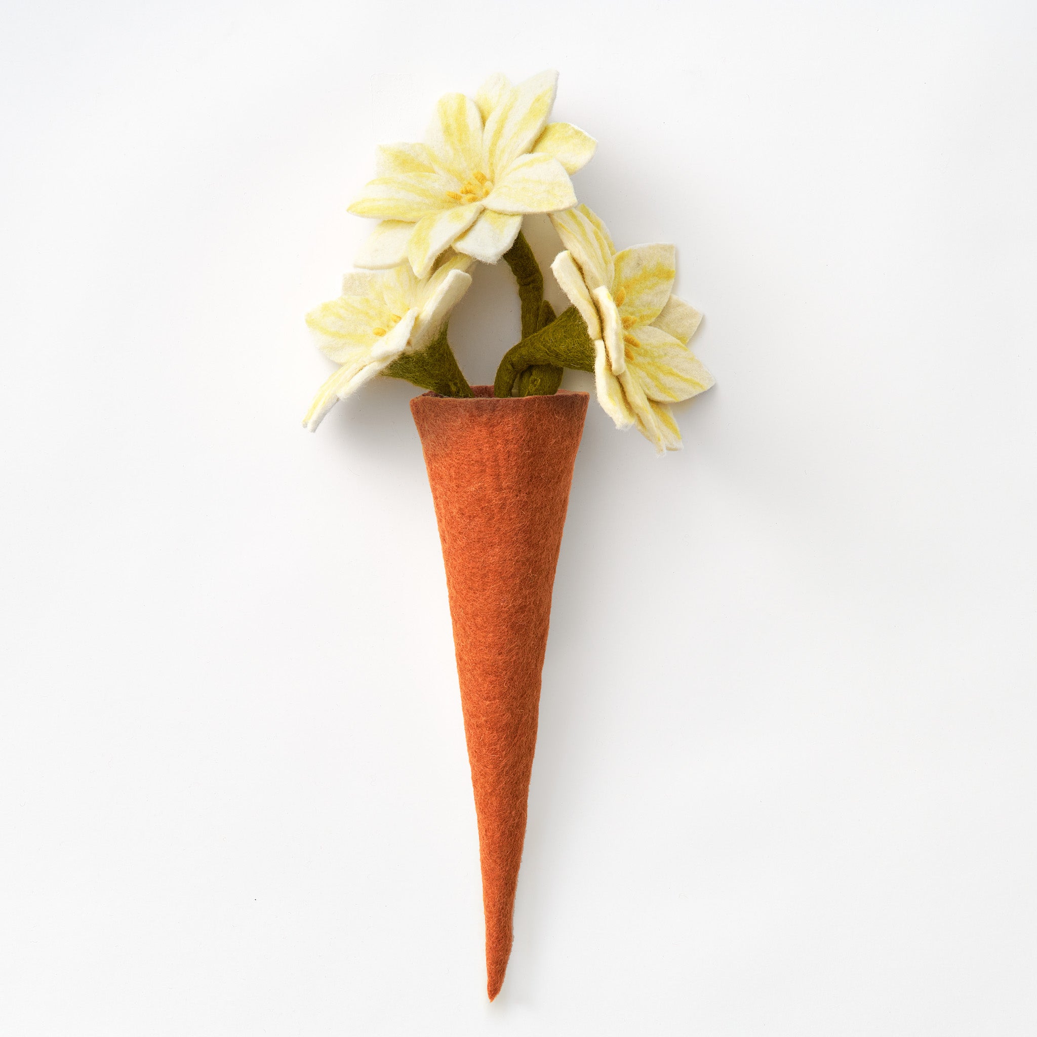 Felt Hanging Wall Vase