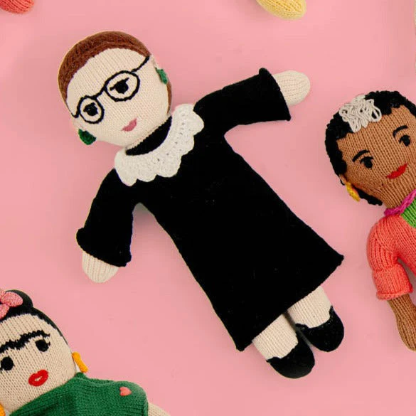 Knit Ruth Bader Ginsburg Doll
