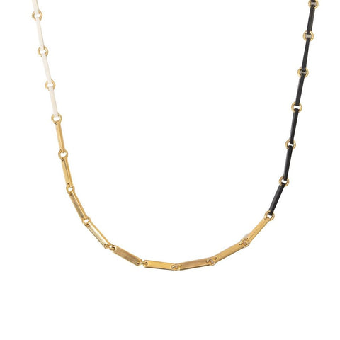 SAMPLE SALE: Rectangle Link Necklace
