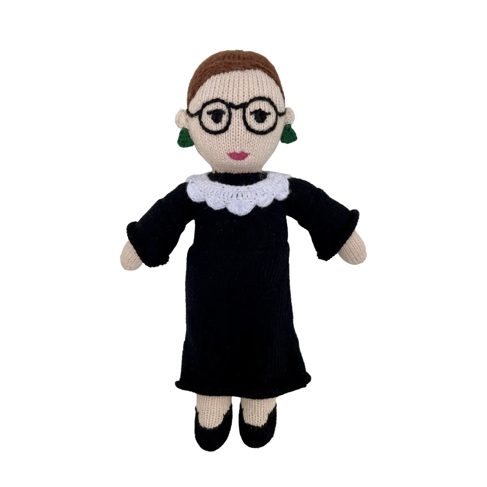 Knit Ruth Bader Ginsburg Doll