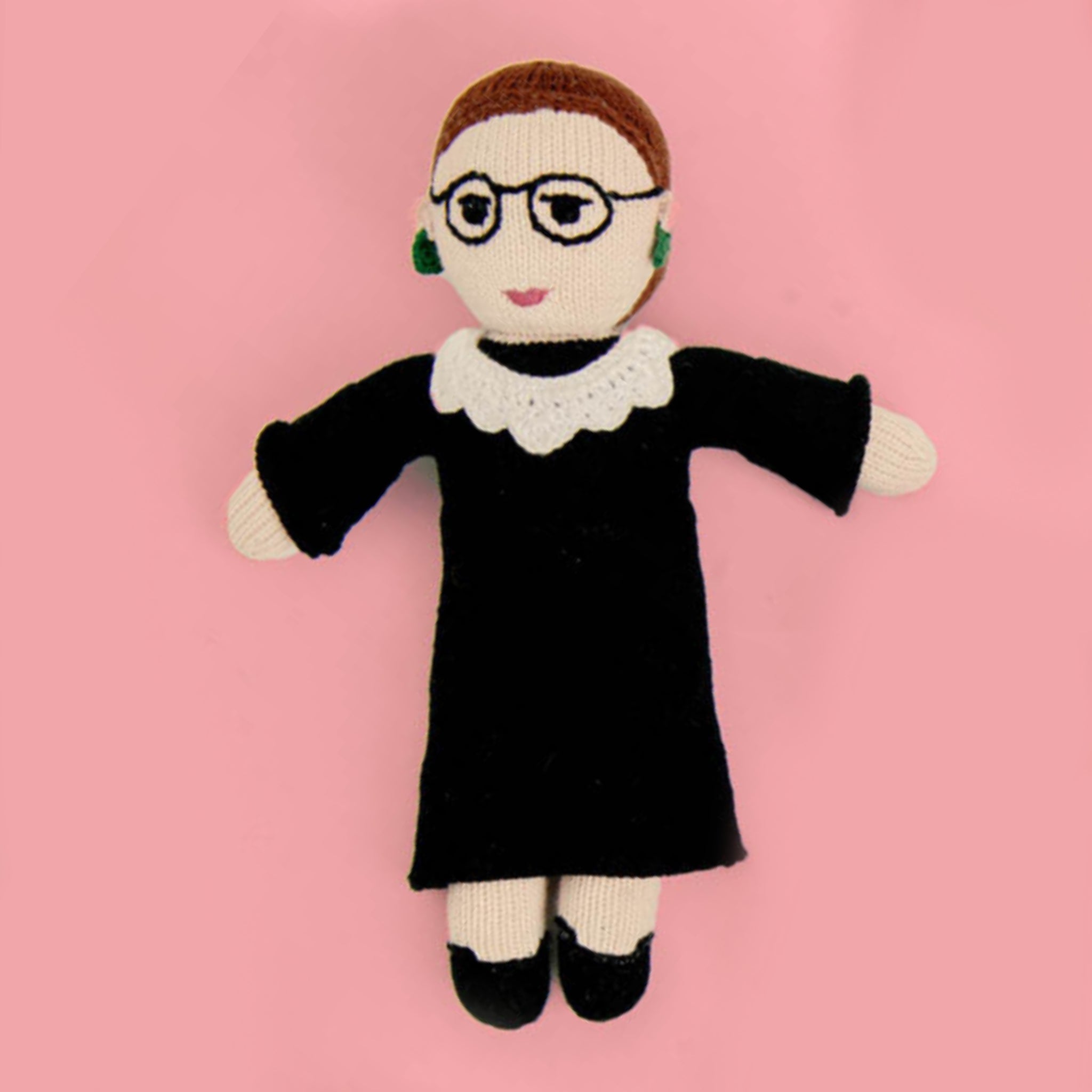 Knit Ruth Bader Ginsburg Doll
