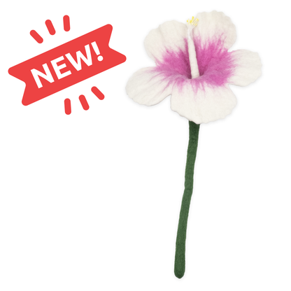 Felt Hibiscus Flower