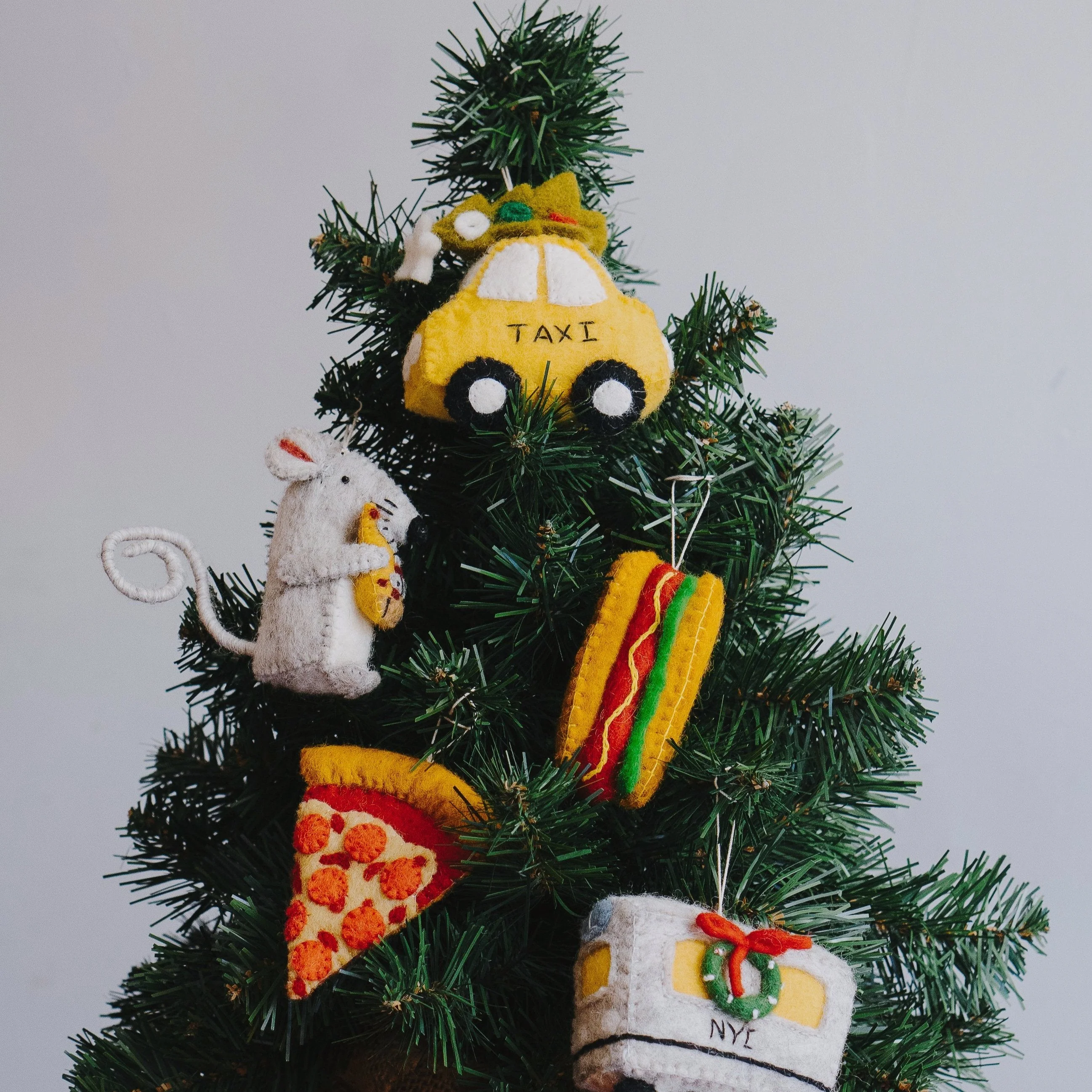 Felt Hot Dog Ornament