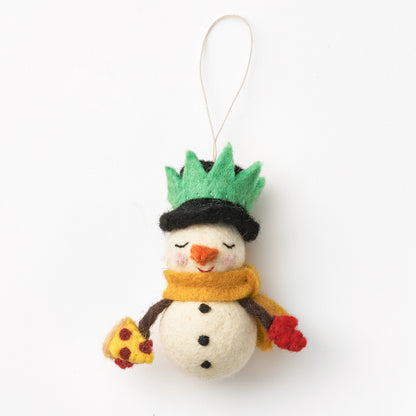 Felt NYC Snowman