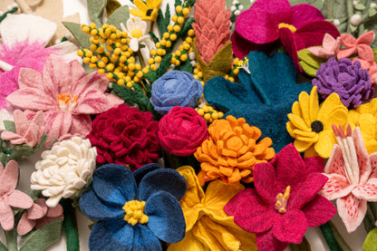 Felt Peony