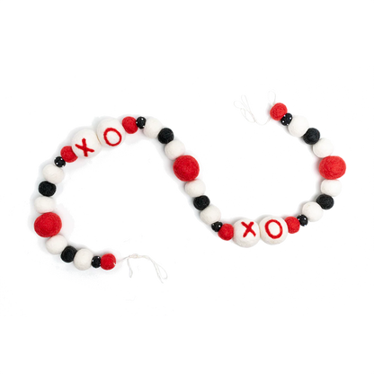 Felt XO Garland