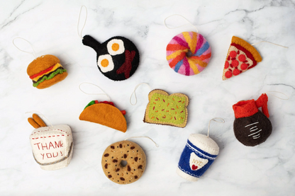 Felt Burger Ornament