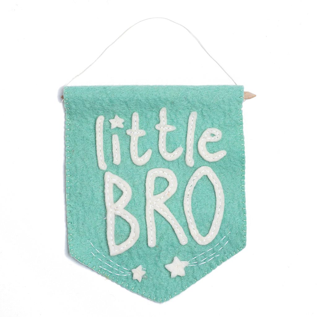 Felt Little Bro Banner Flag