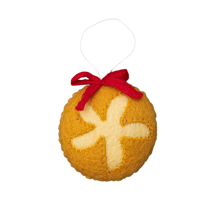 Felt Sourdough Bread Ornament