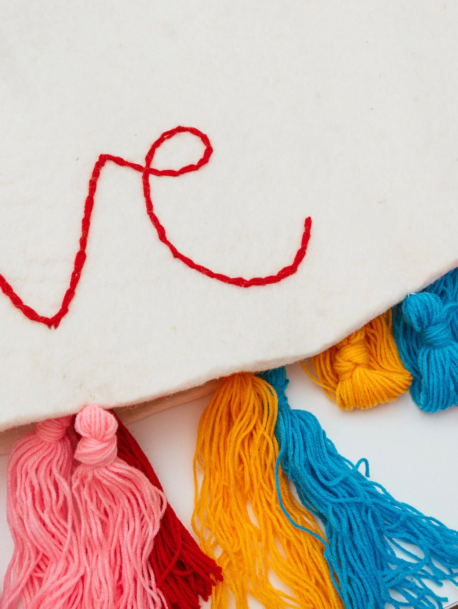 Felt 'Peace, Joy, Love' Tree Skirt