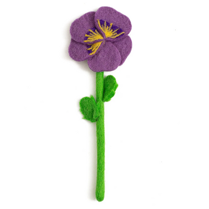 Felt Pansy Flower