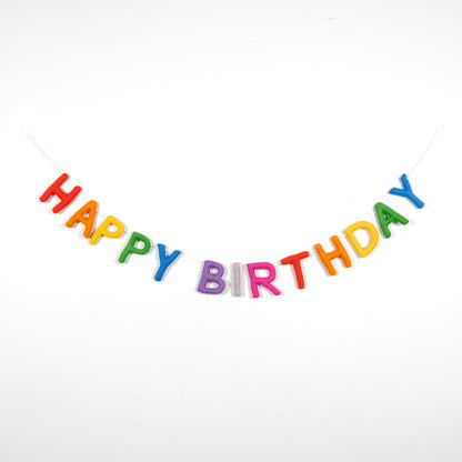 SAMPLE SALE: Felt Happy Birthday Garland