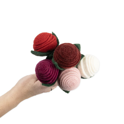 Felt Tea Roses