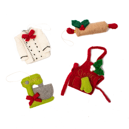 Felt Kitchen Ornaments