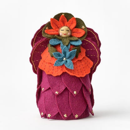 Felt Flower Angel Tree Topper