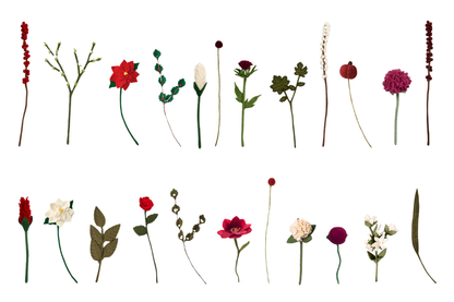 Winter Felt Flower Starter Pack