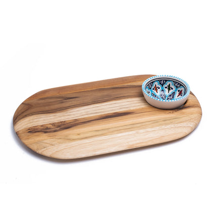 Teak Serving Board & Bowl Set Ariana