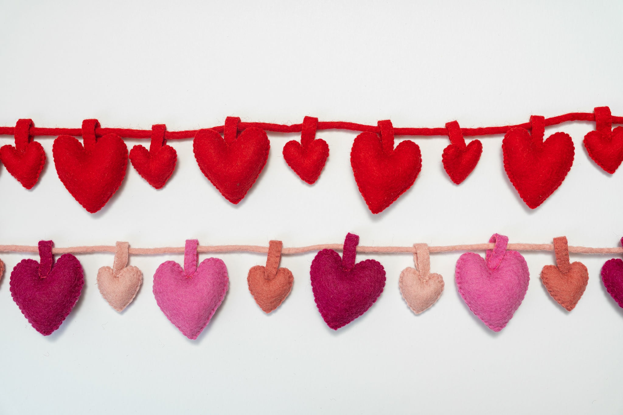 Felt Heart Garland