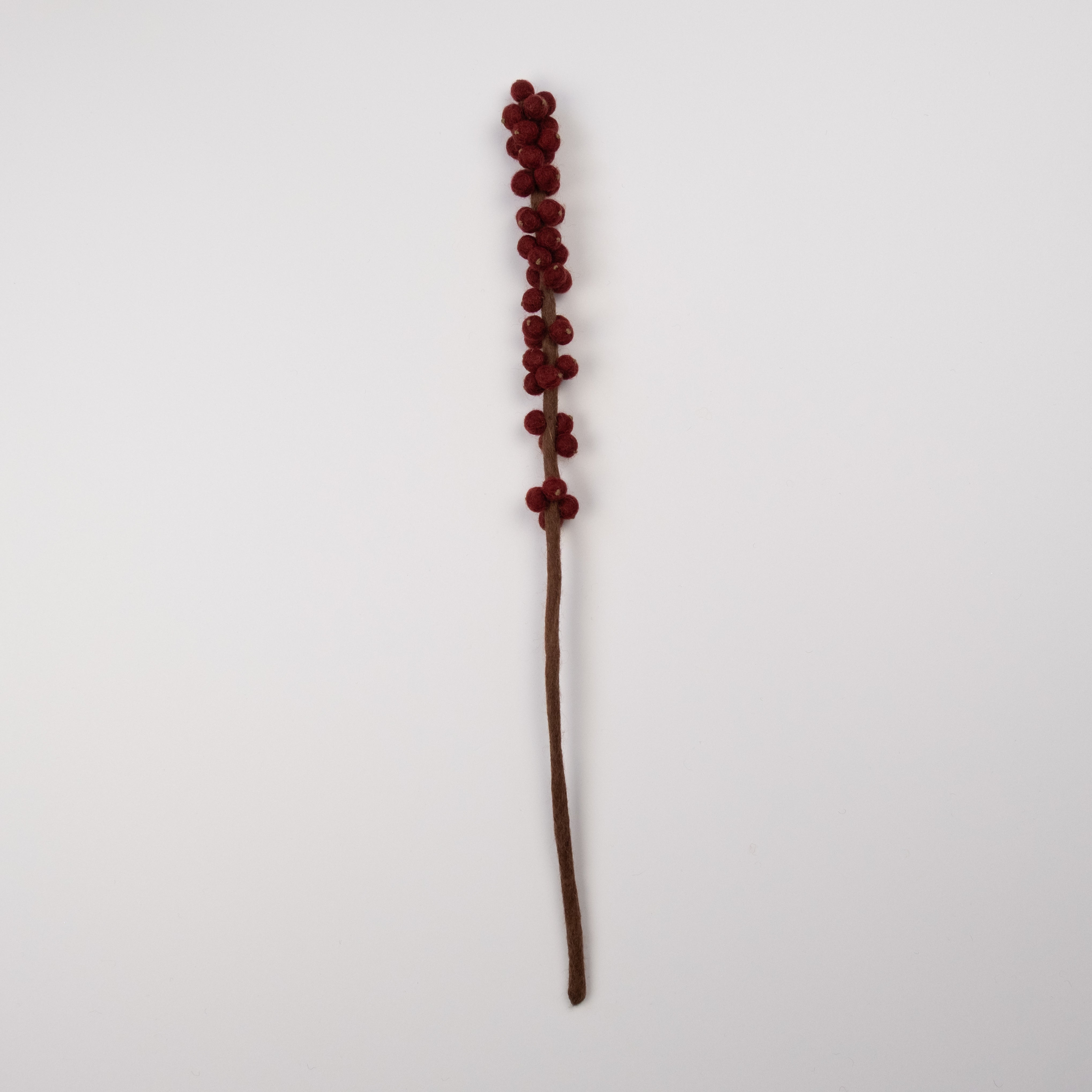 Felt Winterberry Ilex Stem