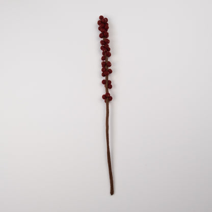 Felt Winterberry Ilex Stem