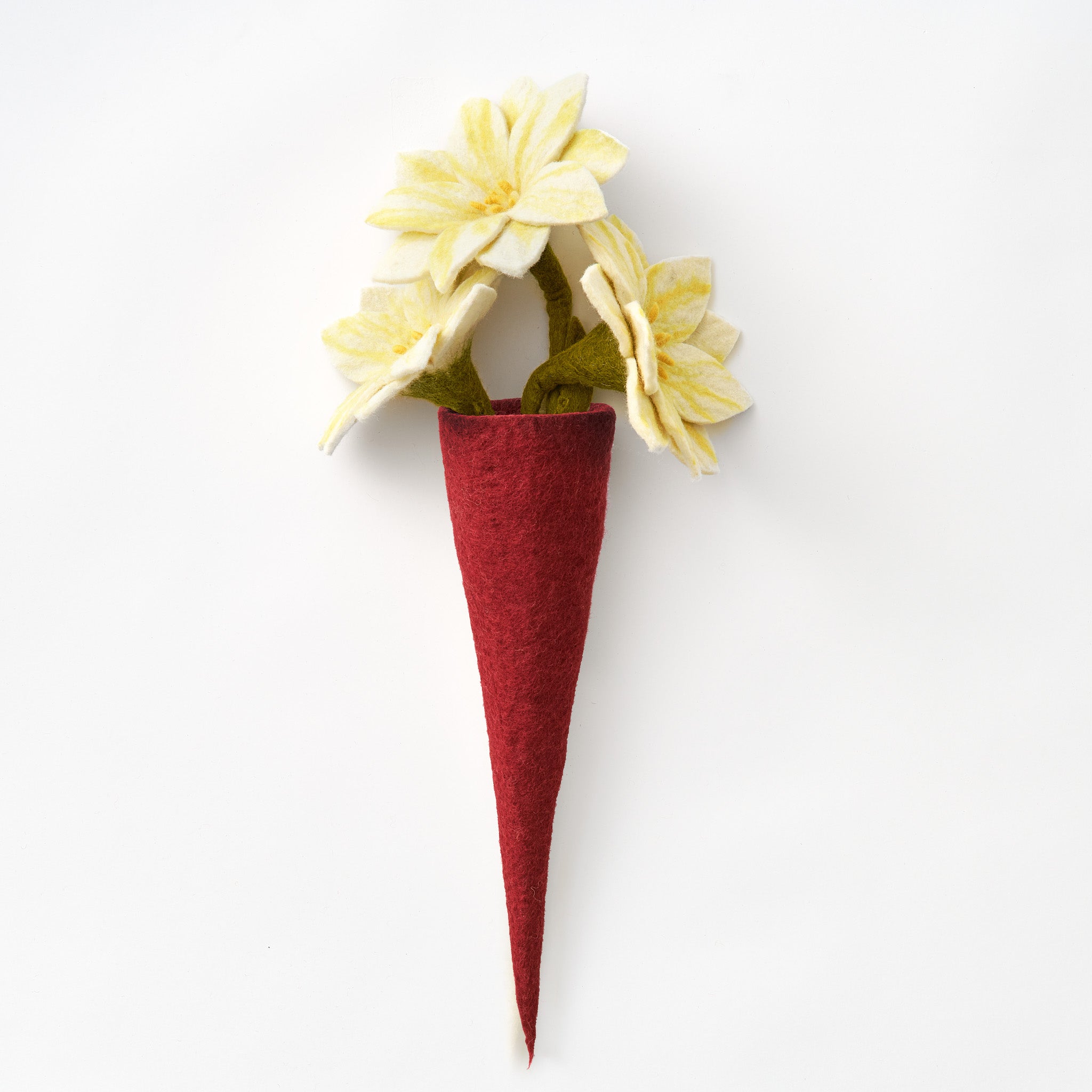 Felt Hanging Wall Vase