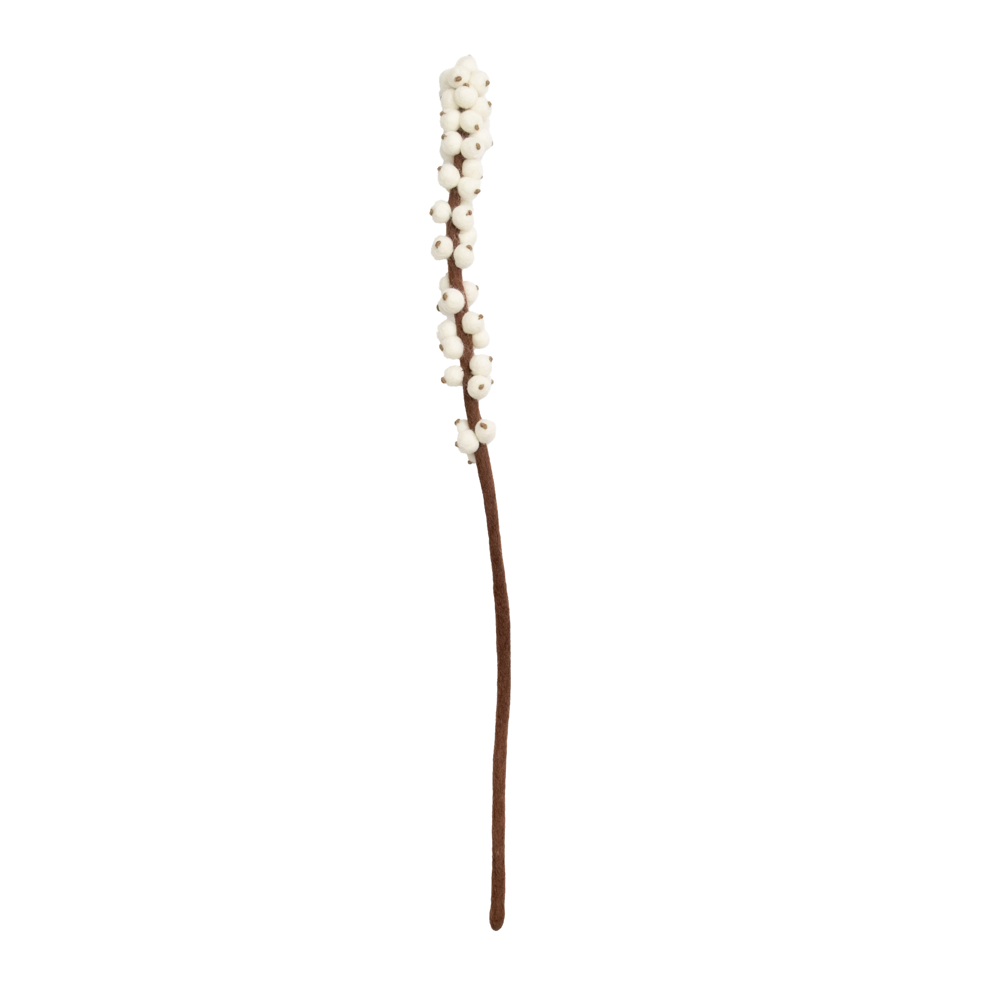 Felt Winterberry Ilex Stem