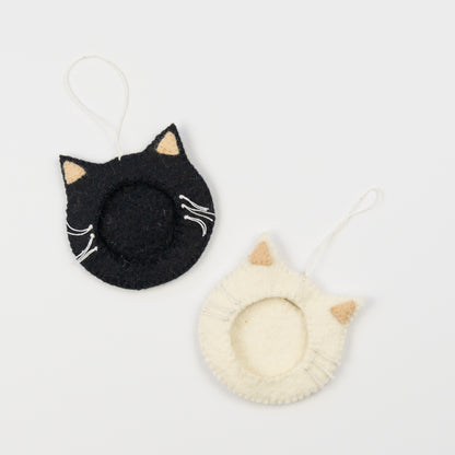 Felt Cat Frame Ornament