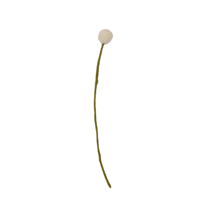 Felt Craspedia Stem