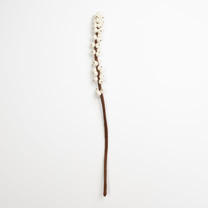 Felt Winterberry Ilex Stem