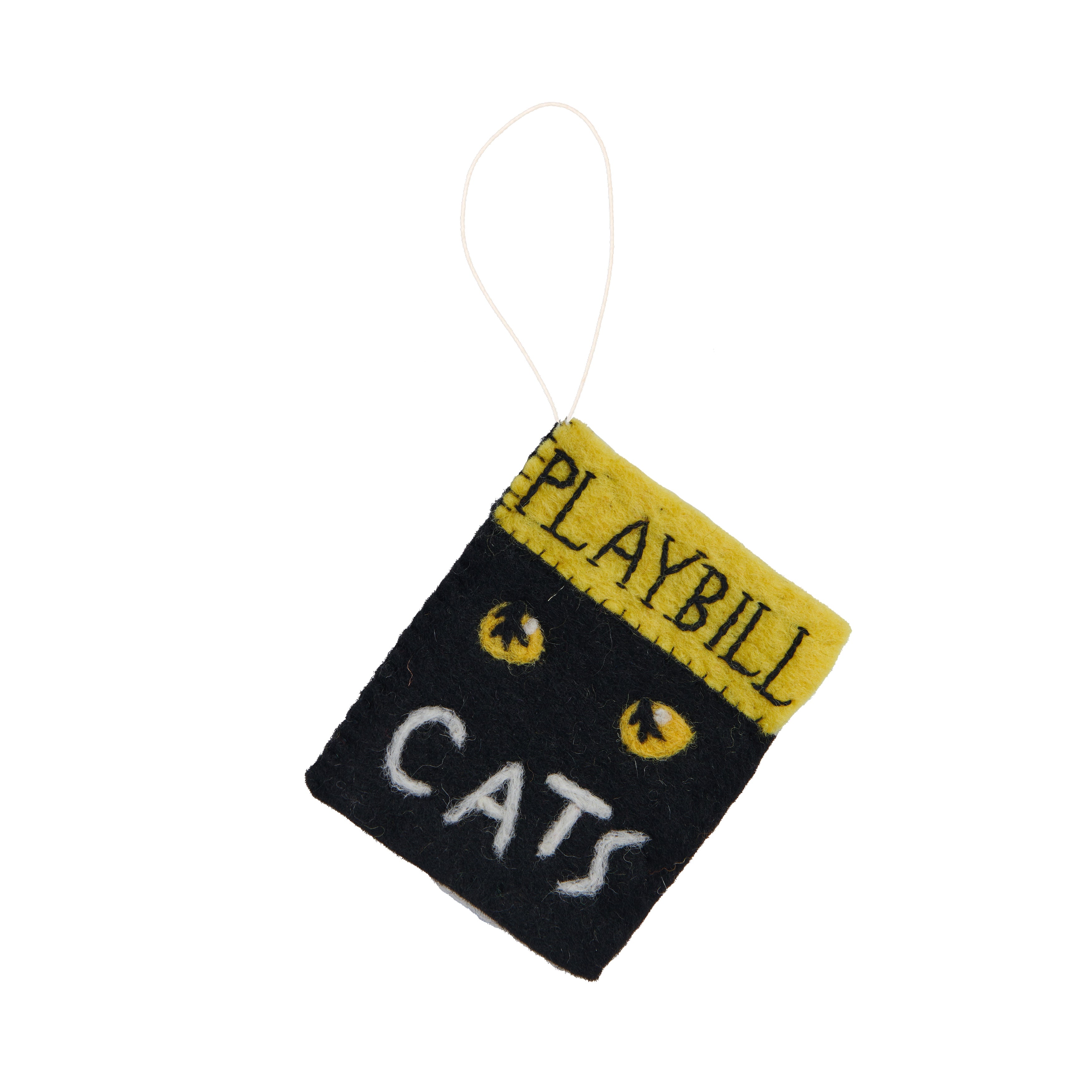 Felt Playbill Ornaments