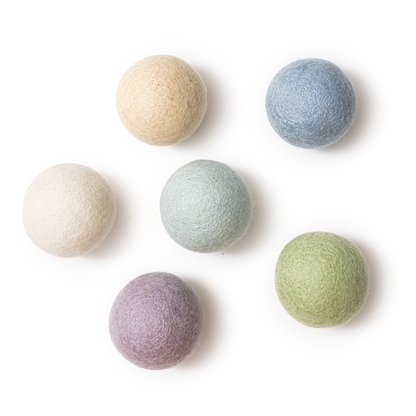 Felt Dryer Balls, Set of Three