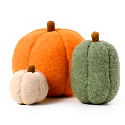 Felt Pumpkins Set of 3